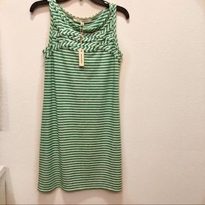 Max Studio green &white summer dress